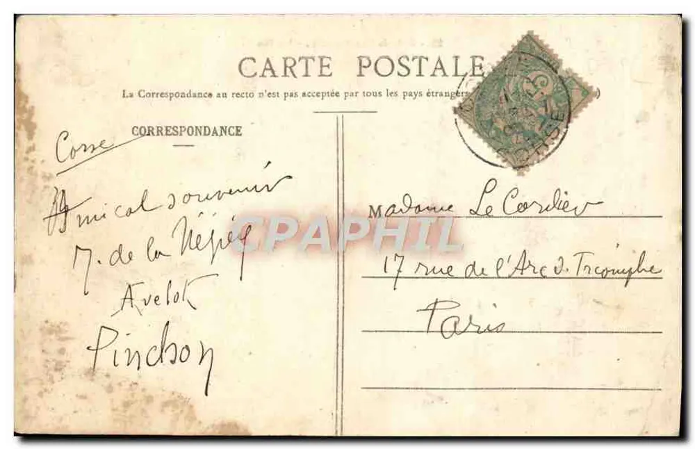 Rade de Marselha — As Ilhas — Editor desconhecido, n° 26 - Verso