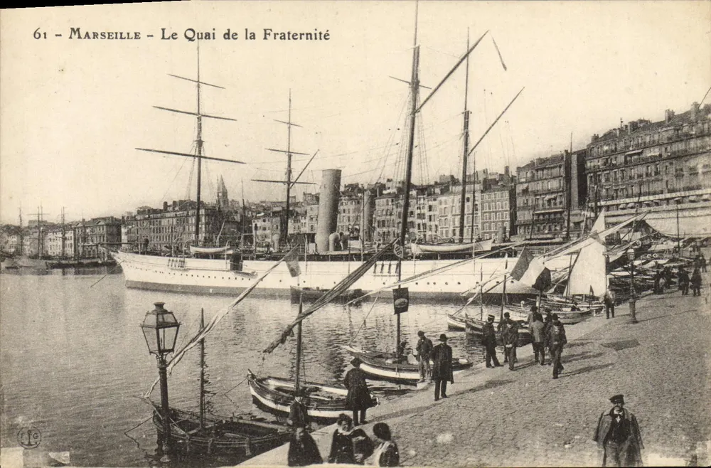 Marseille - O Cais da Fraternidade — n° de série 61 - Frente