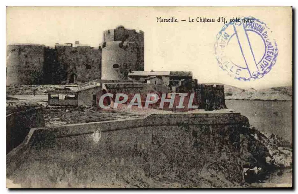 Marselha — O Castelo de If, lado norte — Editor não identificado - Frente