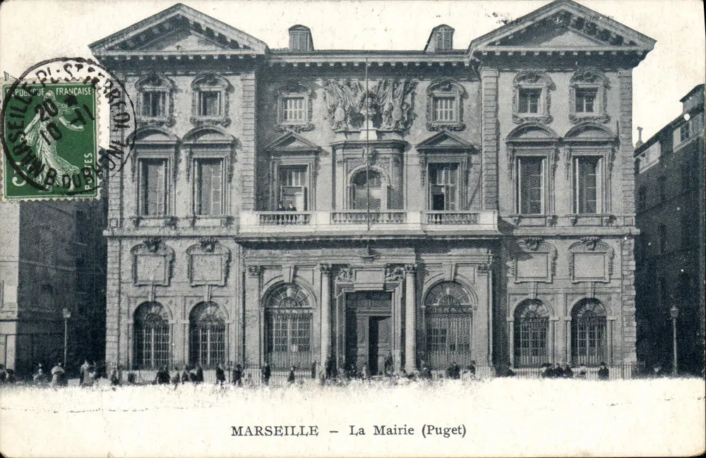 Marseille — A Prefeitura (Puget) - Frente
