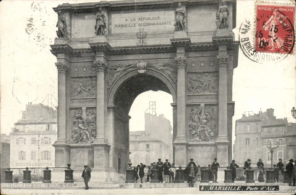 Marseille — Porta de Aix — editor L.V.Z. n°4 - Frente