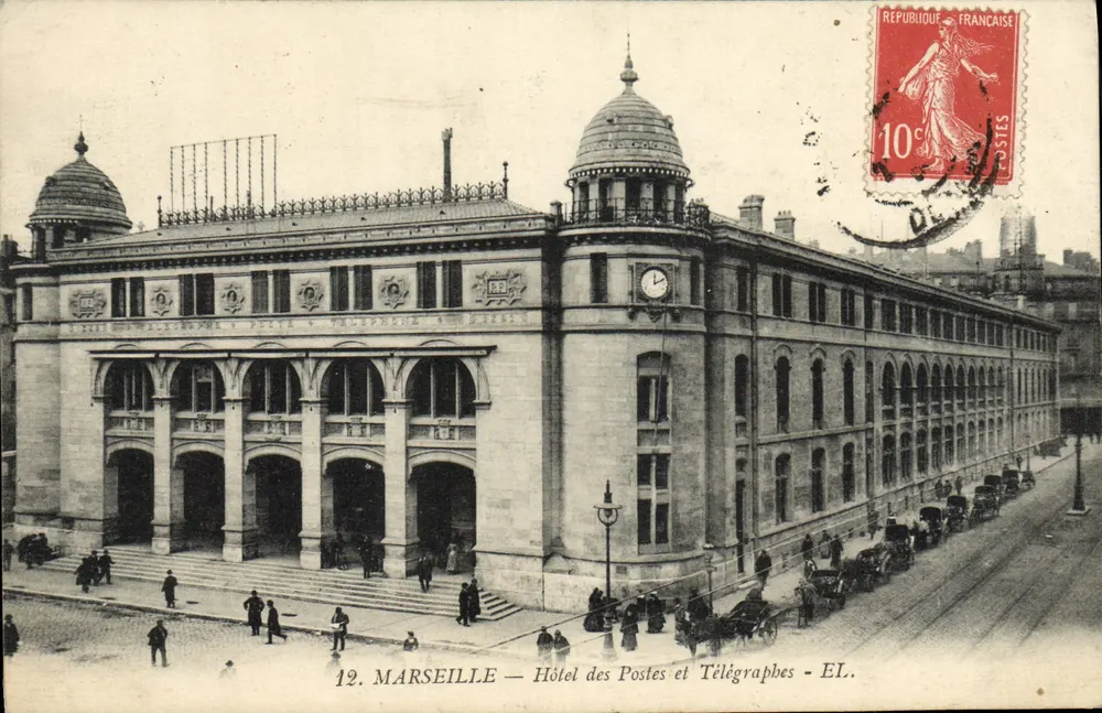Marseille — Hotel das Correios e Telégrafos — EL. - Frente