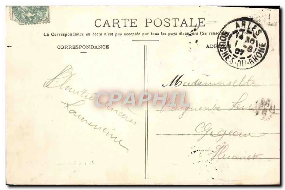Arles — Lembrete — Edição Baryelon, Arles - Verso
