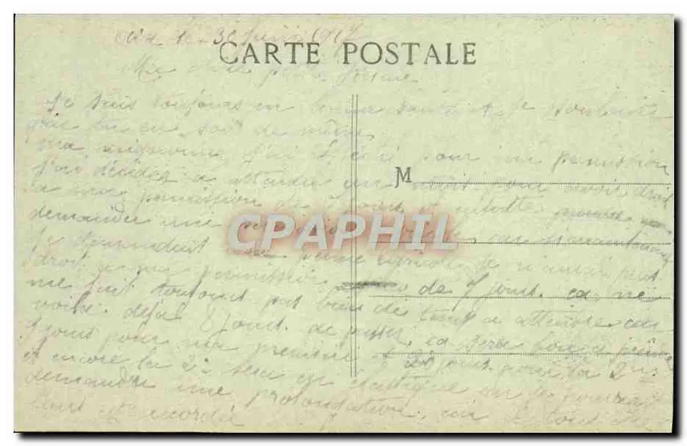 AIX-en-PROVENCE - Eingang der Forbin-Kaserne — unbekannter Verleger, Seriennummer nicht sichtbar - Rückseite