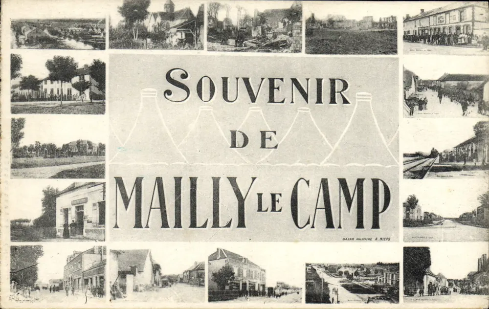 Mailly-le-Camp — Lembrete de — Bazar Militar A. Rieps - Frente