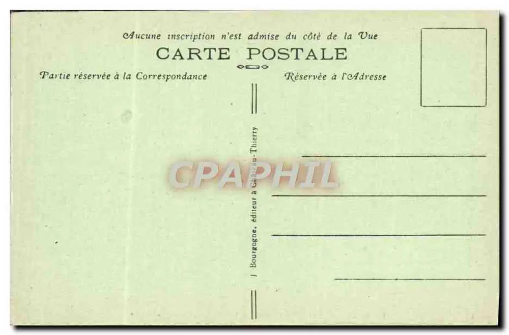 Château-Thierry (Aisne) — Die beiden Brücken über die Marne — Verlag J. B. - Rückseite