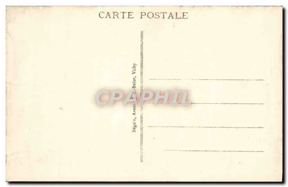 Vichy - Innenansicht des Casinos - Die Saal der Feierlichkeiten — Ideal, n° 339 - Rückseite