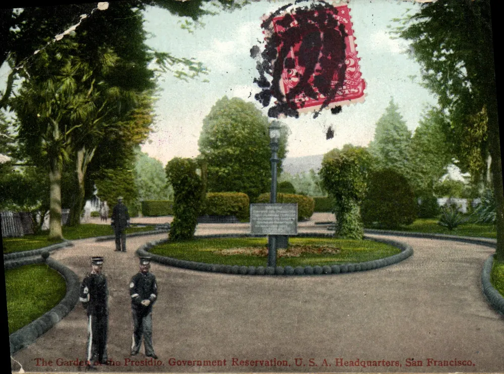 Der Garten des Presidios — San Francisco — Verlag Britton & Co. Seriennummer nicht sichtbar - Vorderseite