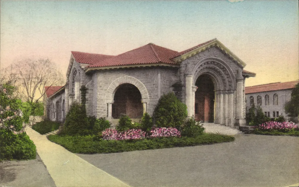 Art Building — Stanford University, California — The Alkotype Co., Brooklyn, N.Y. - Vorderseite