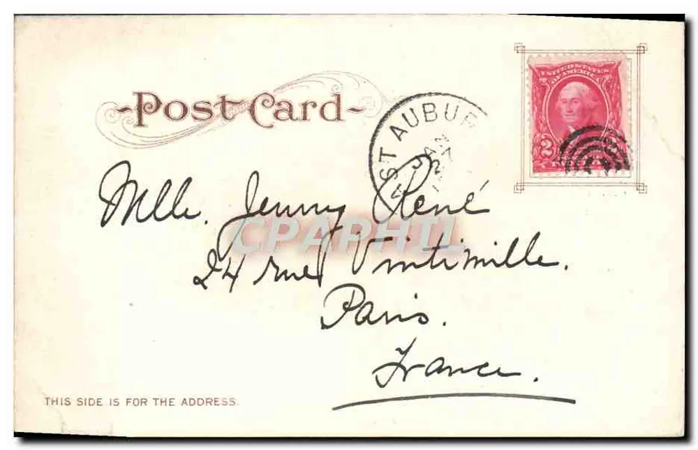Sutter's Fort, Sacramento, Cal. — fort en ruine avant restauration — éditeur A. P. L. Publishing Co. n° 243 - Verso