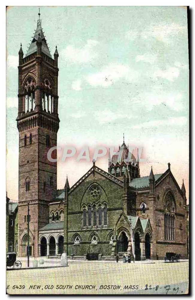 Old South Church — Boston, Mass — Mason Bros. & Co. - Vorderseite