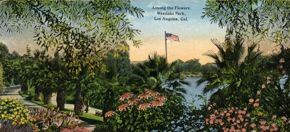 Unter den Blumen — Westlake Park, Los Angeles, Kalifornien - Vorderseite