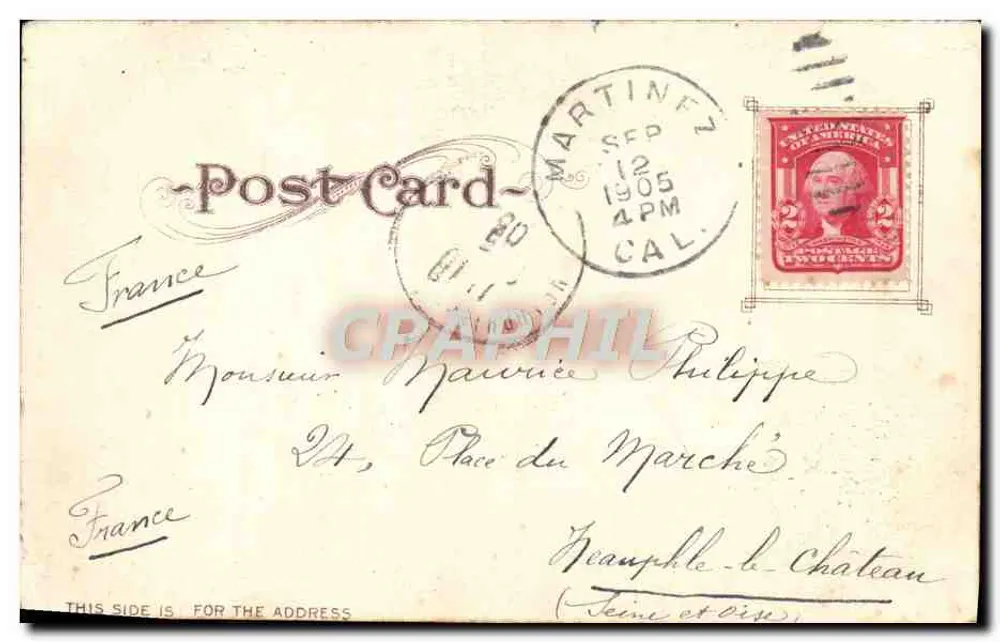Widok na Mount Adams z jeziora Trout, Oregon — Wydawca E.P. Charlton & Co, Portland, OR - Rewers