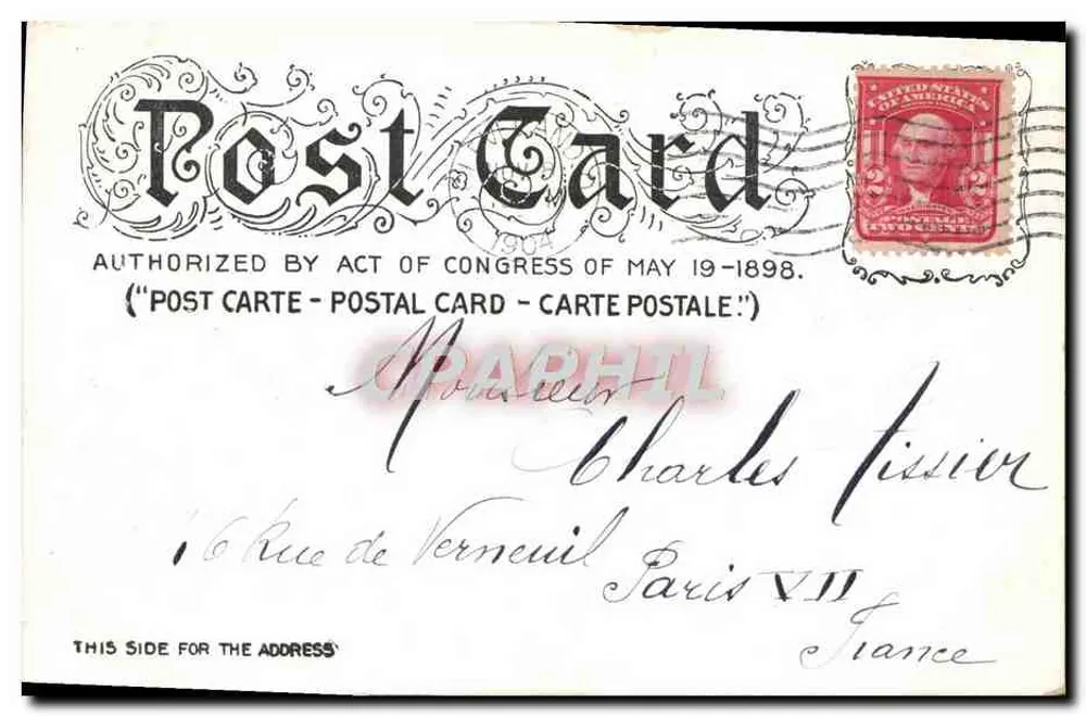 Citizens Savings & Loan Co. Gebäude — Cleveland, Ohio — All P. Card Co., 118 Chambers St., N.Y. - Rückseite