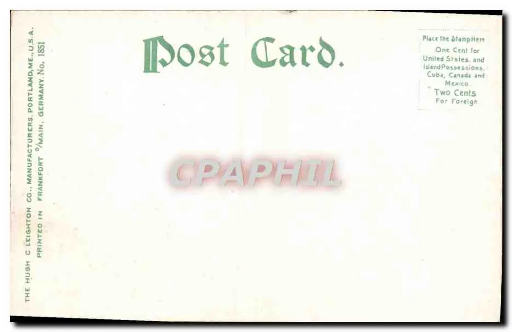 Boston Mass. Tremont Street from Bowdoin St. — vue panoramique — The Hugh C. Leighton Co., Portland, ME - Verso