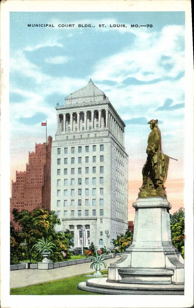Municipal Court Bldg., St. Louis, MO — 70 — E.C. Gopp Co. - Vorderseite