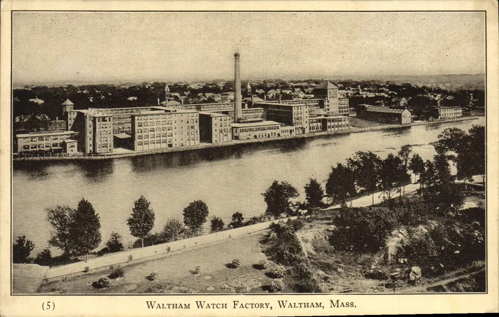 Waltham Watch Factory, Waltham, Mass. — (5) — Verleger nicht sichtbar - Vorderseite