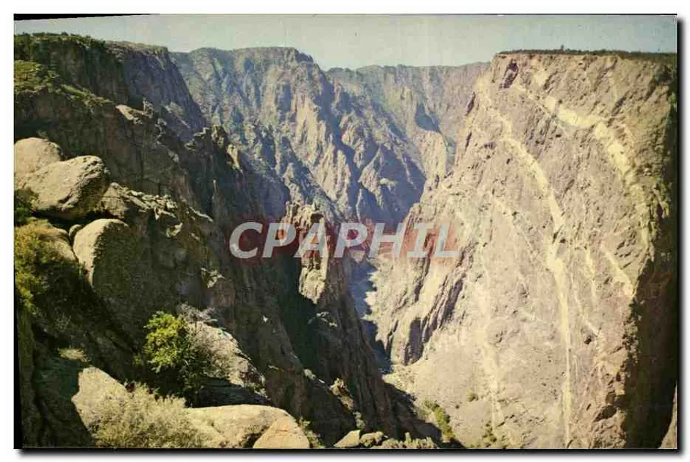 Black Canyon des Gunnison — Blick nahe der Painted Wall — Transmountain Views - Vorderseite
