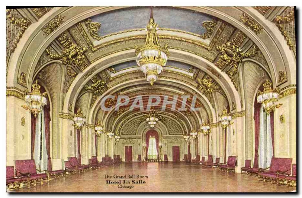Ballraum des Grand Hotel La Salle — Chicago — Verlag: Hotel La Salle - Vorderseite