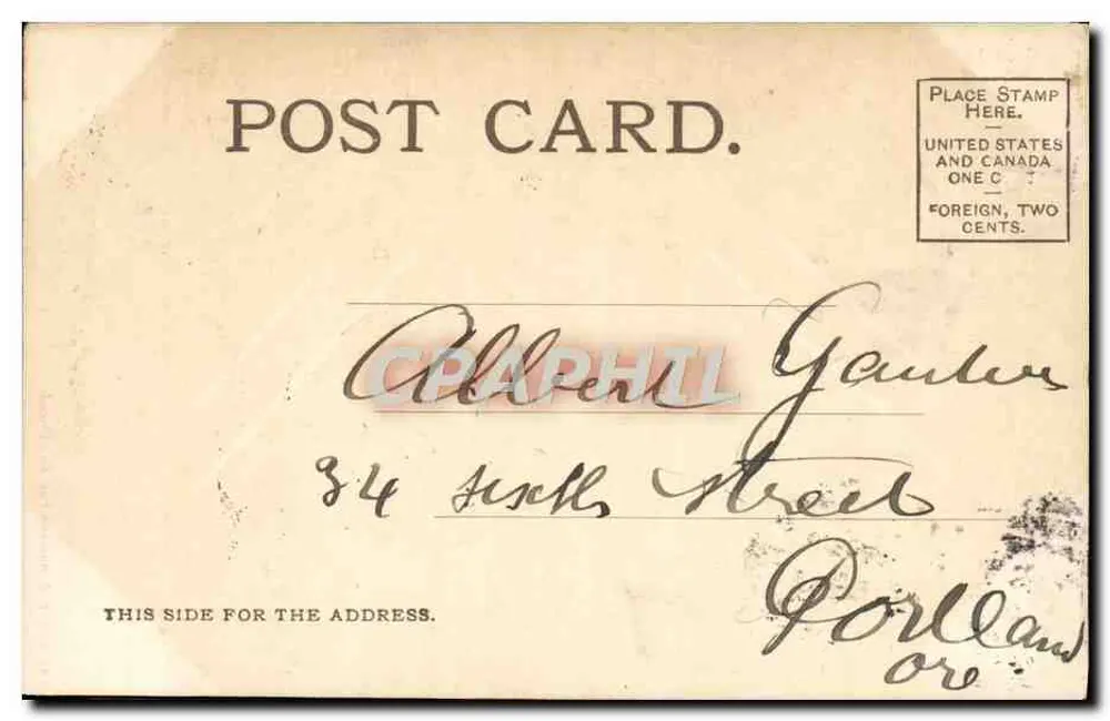 State Street, South from Randolph, Chicago — V. O. Hammon Pub. Co., No. 600 - Verso