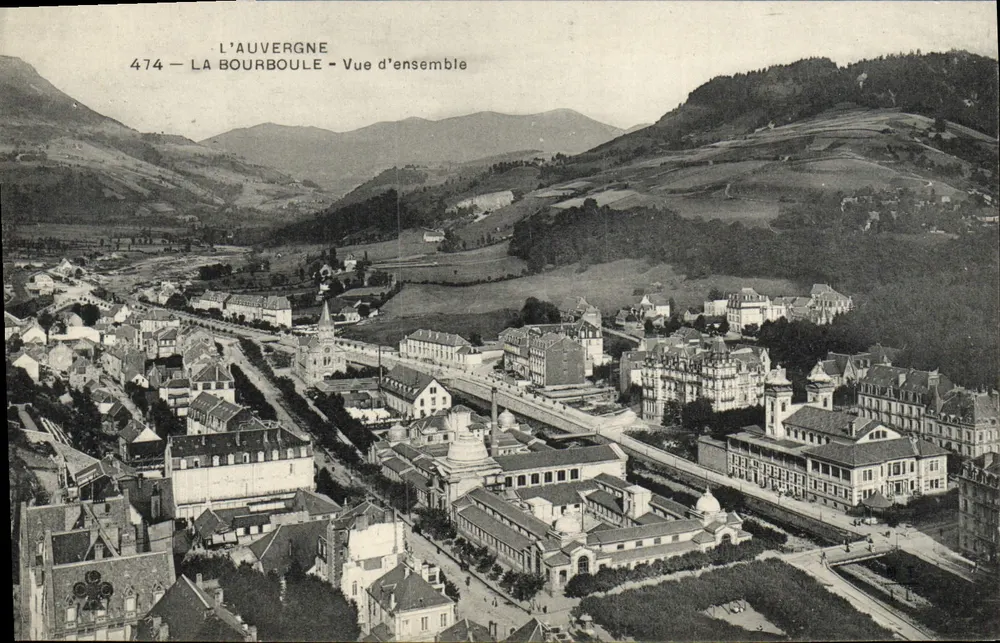 La Bourboule — Ogólny widok — L'Auvergne, seria 474 - Awers