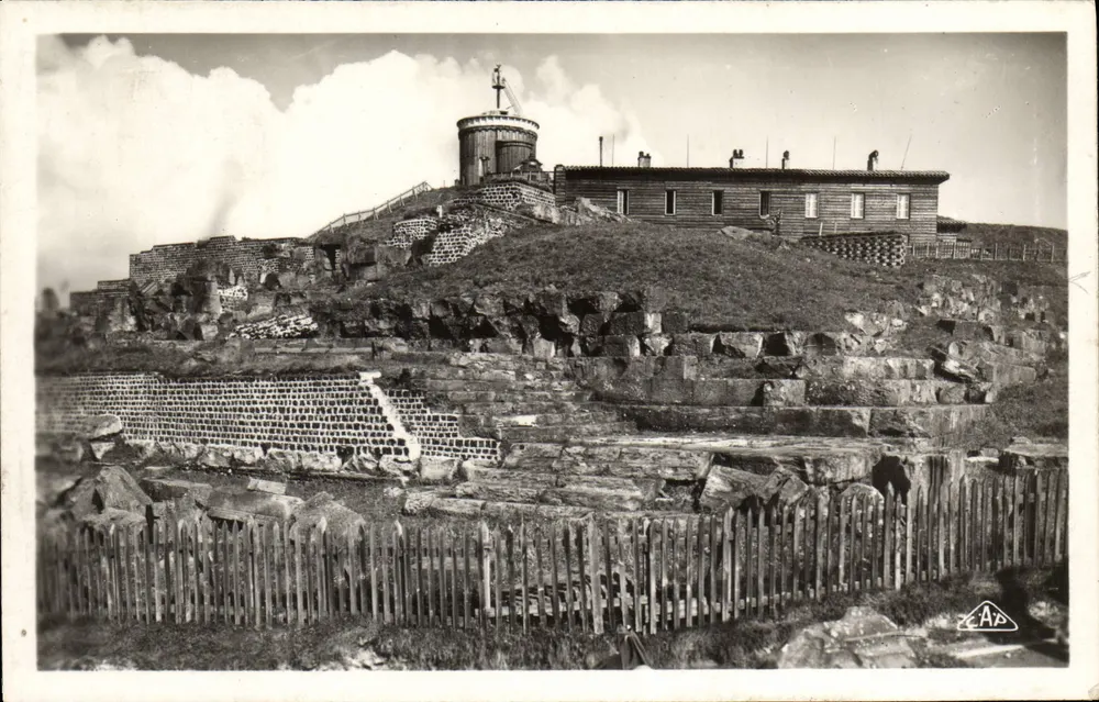 Observatorium des Puy de Dôme — Wolkenhöhe (Höhe 1465 m.) — C.A.P. Strasbourg - Vorderseite