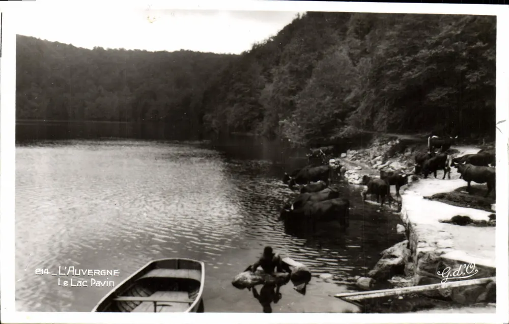 Lago Pavin — Auvergne — G.d.O. n° 214 - Frente