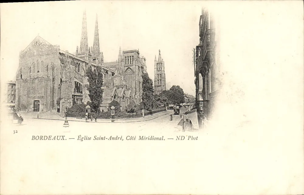 Bordeaux — Igreja de São André, Lado Meridional — ND 'Pbot - Frente