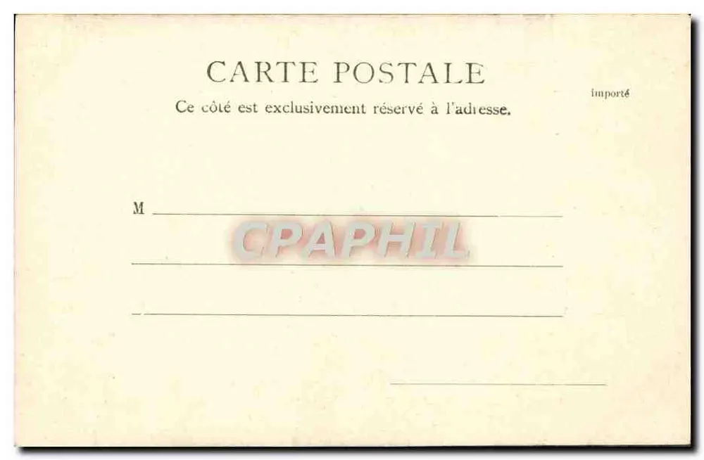 Porta do Palácio — Bordeaux — R. & J. D. 19479 - Verso