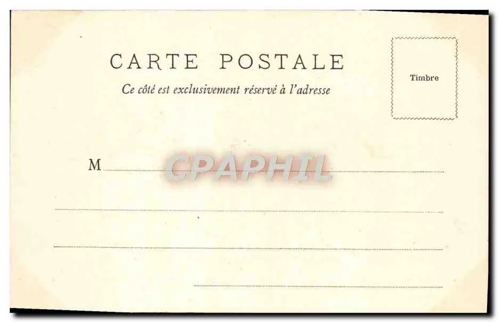 Bordeaux — Place de la Bourse und Fontaine des Trois Grâces — W.F. Déposé - Rückseite