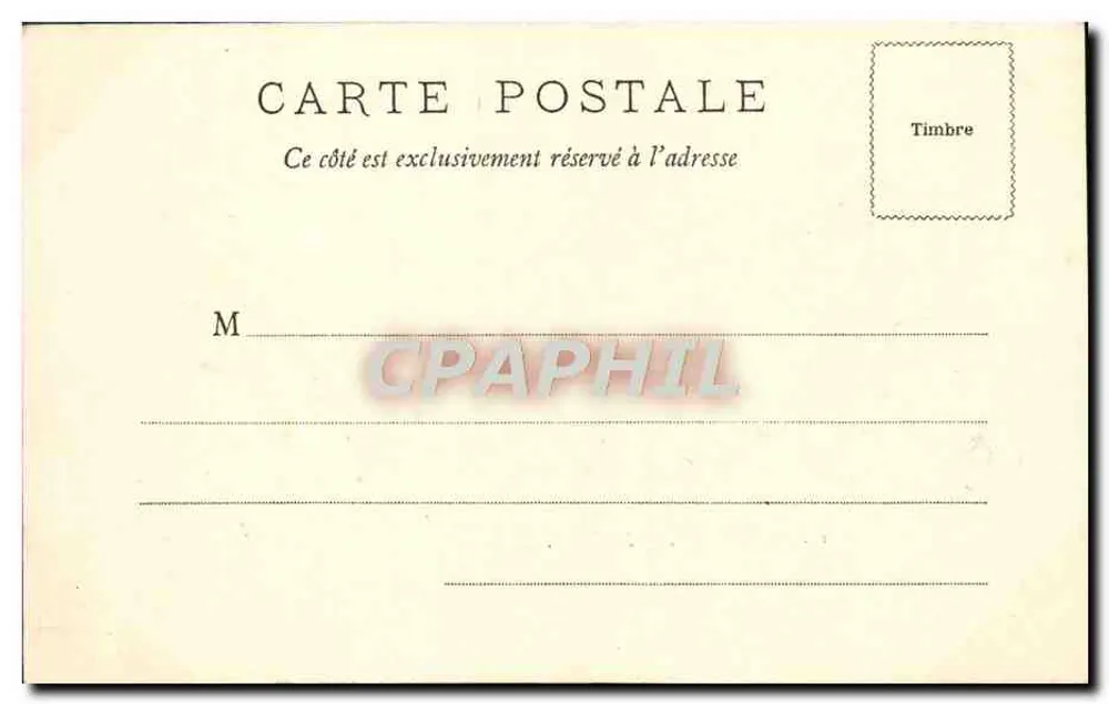 Bordeaux — A Bolsa — W.F. Déposé - Verso