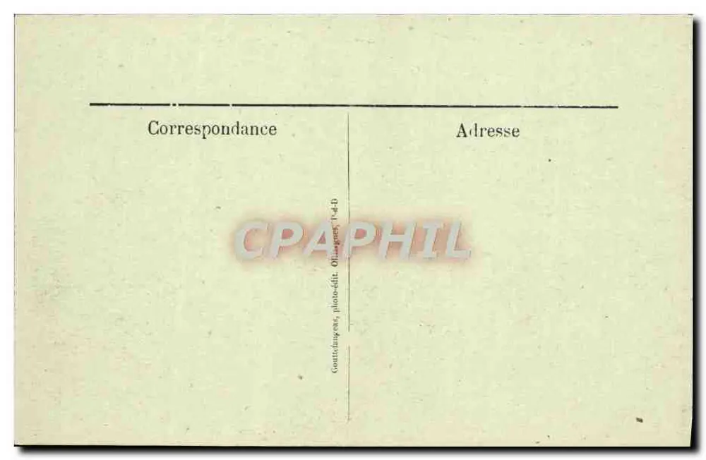 L'Auvergne — Le Lac et le Village d'Aydat — G. D'O. - 1451 - Verso