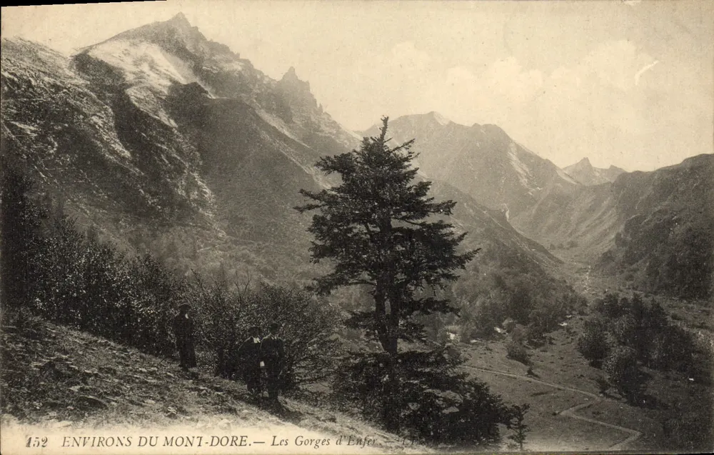 Arredores do Mont-Dore — As Gorges do Inferno — n°152 - Frente