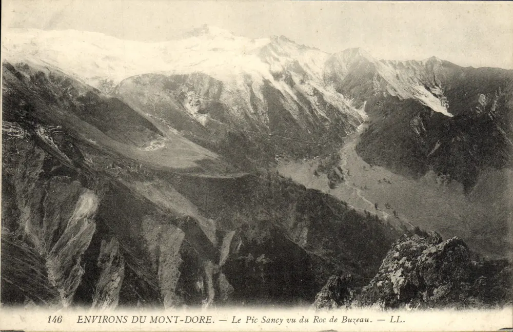 Umgebung des Mont-Dore — Der Pic Sancy von Roc de Buzeau aus gesehen — LL. — Nr. 146 - Vorderseite