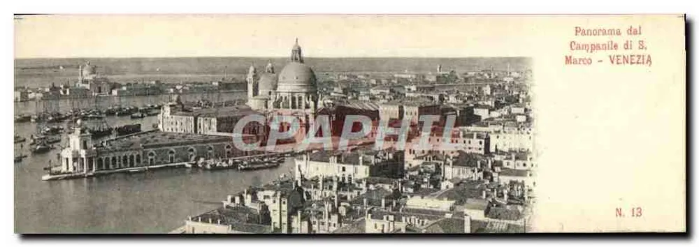Panorama du Campanile de Saint-Marc — Vénétie — G. Zanetti, N° 13 - Recto