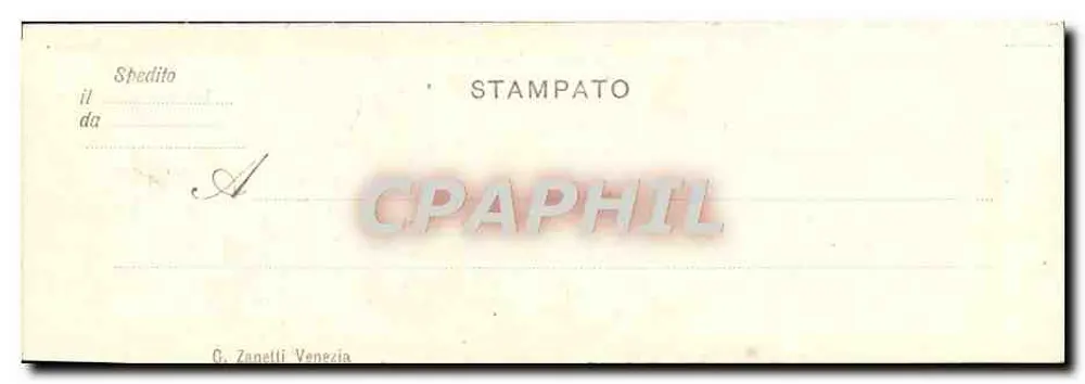 Panorama du Campanile de Saint-Marc — Vénétie — G. Zanetti, N° 13 - Verso