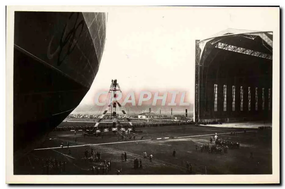 Zeppelin LZ 129 Hindenburg — na lotnisku Rhein-Main — Deutsche Zeppelin-Reederei - Awers