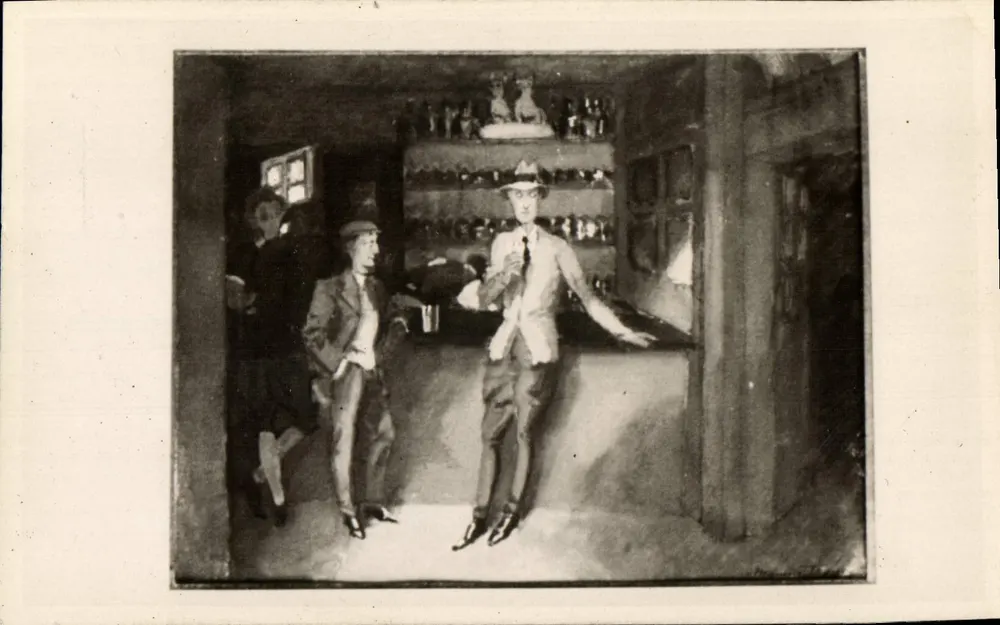 Interior de um bar — J. "Polvett Brill" bar - Frente