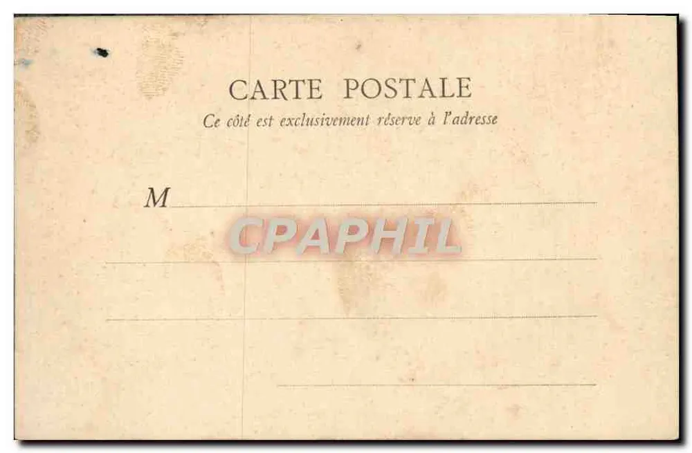 Environs d'Alger — Vue prise d'Mustapha — B.F. PARIS - Verso