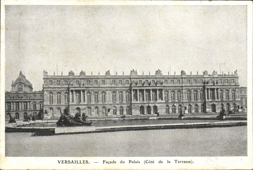 Versailles — Fachada do Palácio (Lado da Terrasse) - Frente