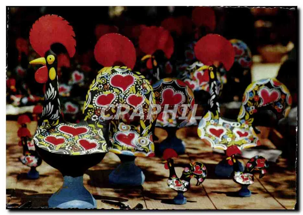 Coqs de Galos — Symbol der Region — Portugal Turístico, Serie 334/Pt - Vorderseite