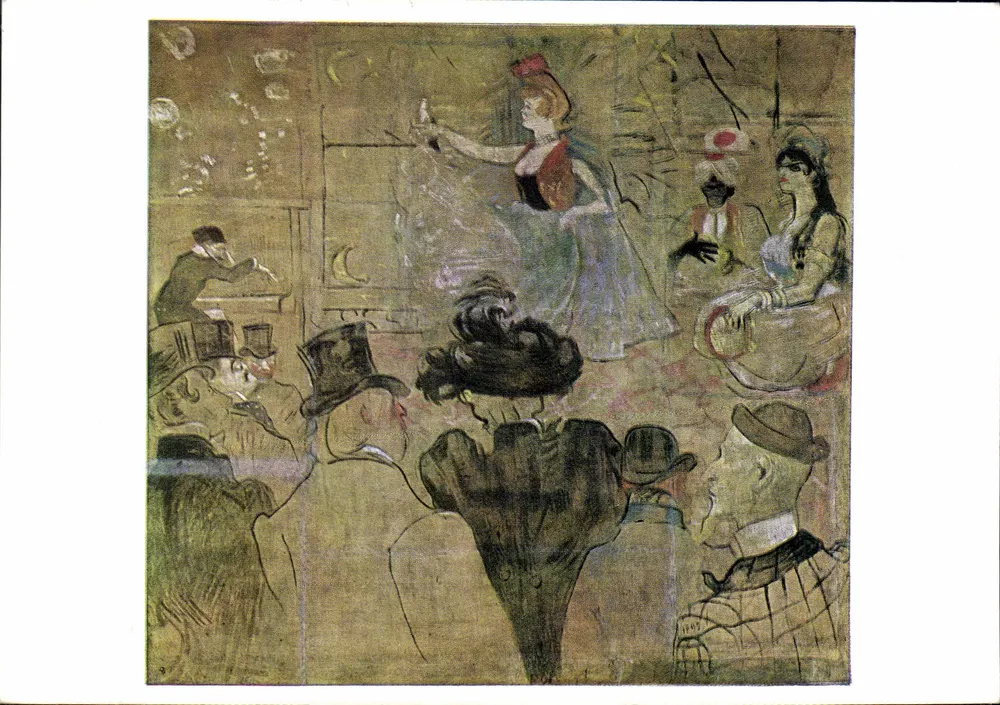 Der Tanz der 'Goulue' — Henri de Toulouse-Lautrec (1864-1901) — Éditions Braun, Paris - Vorderseite