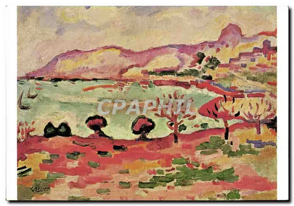 Paisagem à l'Estaque — Georges Braque — Éditions A.D.A.G.P., 1978 - Frente