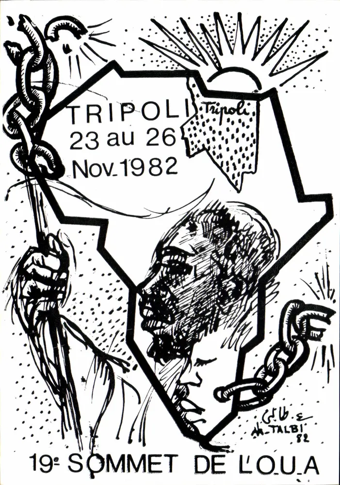 ओ.यू.ए. के शिखर सम्मेलन ट्रिपोली में — 19वां शिखर सम्मेलन, 23-26 नवंबर 1982 — अकाचा ताल्बी - आगे