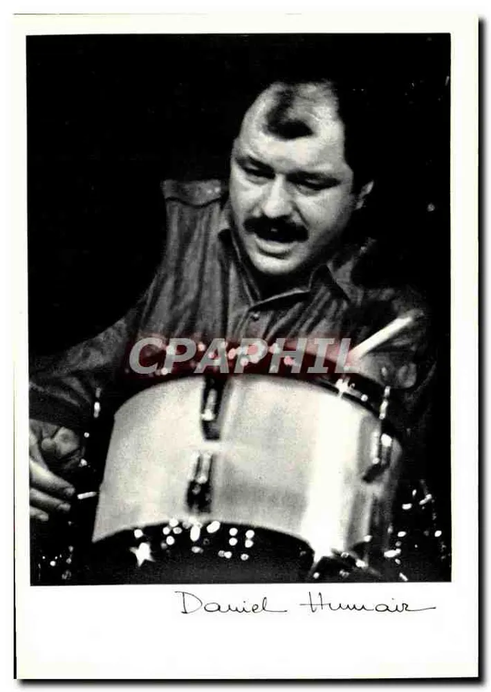 Daniel Humair — Jazzmusiker in Toulouse 1979 — Christian Kitzinger, Serie CK 3 - Vorderseite