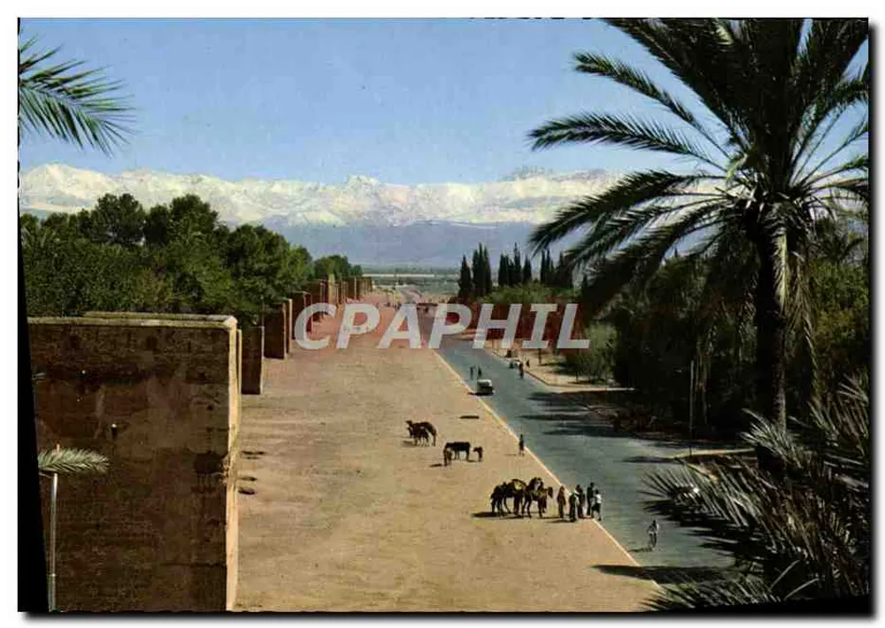 Marrakesch — Die Mauern und der große Atlas — Édition Couleurs Naturelles - Vorderseite