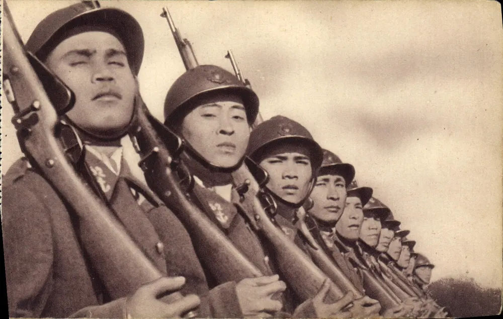 Koloniale Truppen (Indochinesische Tirailleurs) — Georges Lang, Paris — Seriennummer nicht sichtbar - Vorderseite