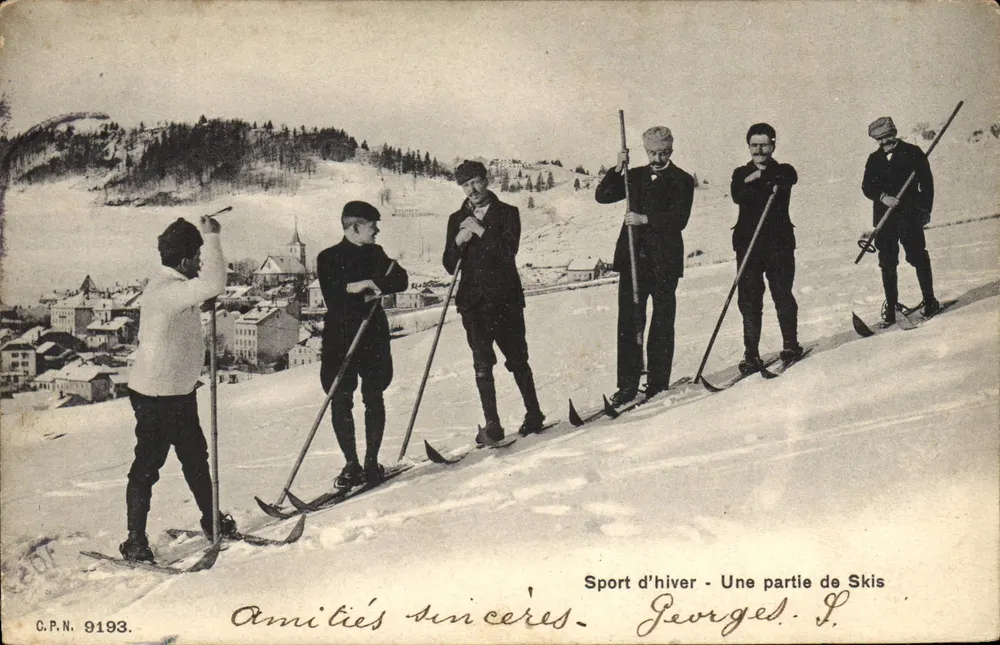 Winter-Sport - Ein Skispiel — Georgel. J. — C.P.N. 9193 - Vorderseite
