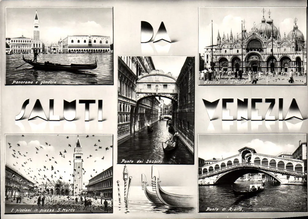 Veneza — Saudações — Ediz. Ardo, Turim, n°73 - Frente
