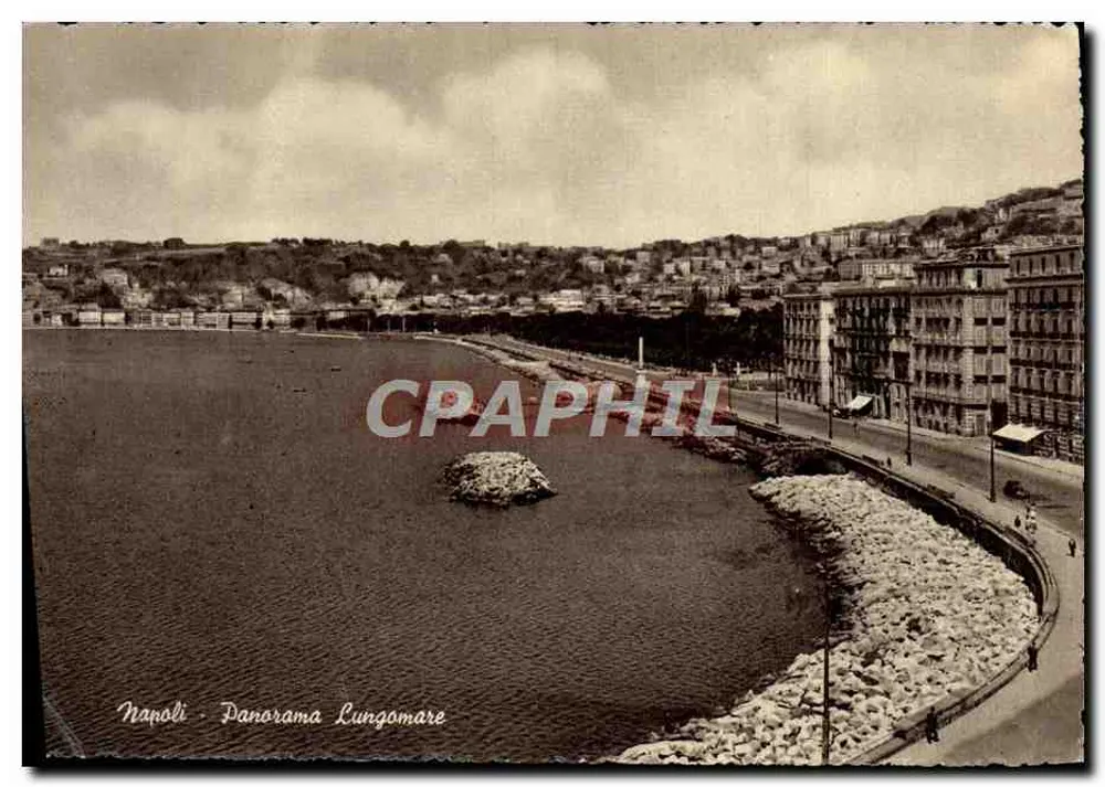 Nápoles - Panorama Lungomare — editor RRN, número de série não visível - Frente